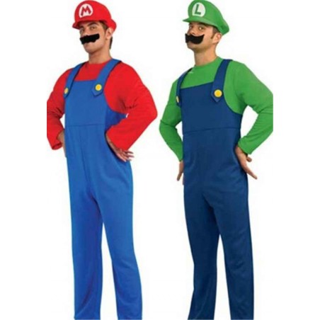 Super Mario Bros Couples Halloween Costumes For Adult Sexy Mario Woman