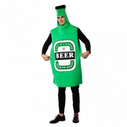 Size is M cosplay green Beer bottles Funny Costume Jumpsuit Halloween Oktoberfest For Adult