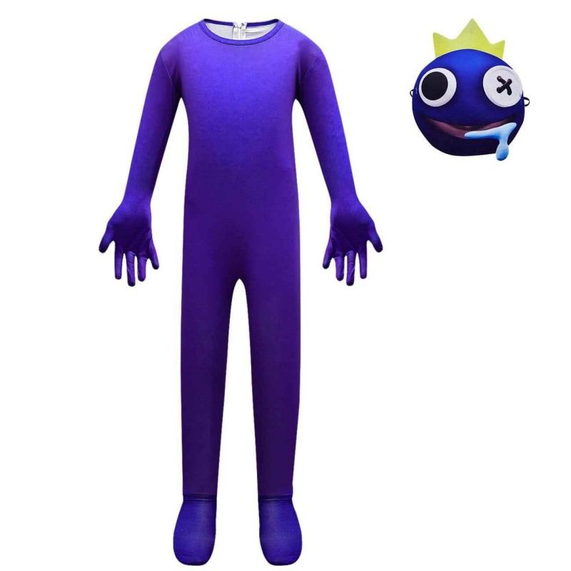 purple form roblox rainbow friends halloween costume jumpsuits with ...