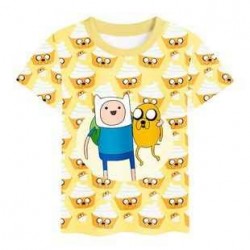 Size is 2T-3T(100cm) Adventure Time Finn Jake For kids boys or girls t-shirt and shorts pajama set