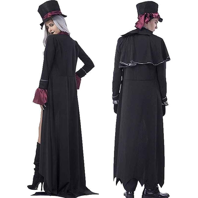 Vampire Couple Uniforms For Adult Halloween Zombie Ghost Dressmufree 6885