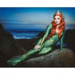 Size is kids S 2023 Aquaman and Mera Jumpsuit Couples Costumes Halloween For adult or kids