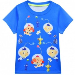 Size is 2T-3T(100cm) Short Sleeve Pikmin Summer T-Shirt Boys 7T-8T black Outfits