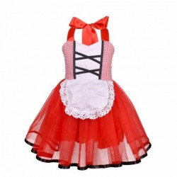 Size is 6-12M(80cm) Little Red Riding Hood Tutu dress Birthday Outfits For Toddler Girls with Hood's Cloak