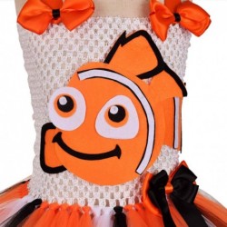 Size is 6-12M(80cm) Clownfish Tutu dress For Toddler Girls Birthday Outfits With hair clip 7 years old