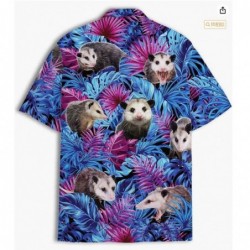 Size is S Funny leafage Print hawaii Shirts for Men Oversized Short Sleeve Shirts
