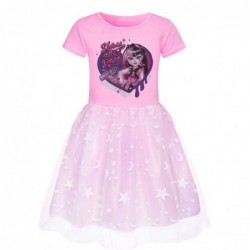 Size is 2T-3T(110cm) monster high summer dress for girl tulle mesh lace 10 years