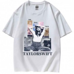 Size is XS for couples Taylor Swift Tour White Shirt Pure cotton Summer Outfits