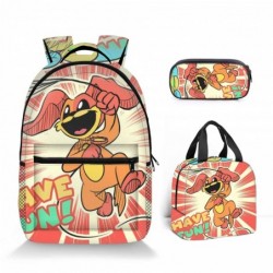 Size is onesize school bag for kids girls Poppy Playtime and pen carrying case and lunch box