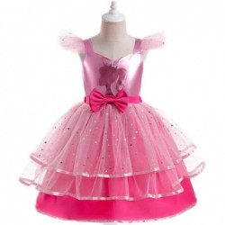 Size is 3T-4T(100cm) Toddler Girls' Barbie Costumes pink Tutu dress Halloween or Birthday Outfits