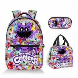 Size is onesize catnap poppy playtime kids backpack and lunchbox set and a pencil box