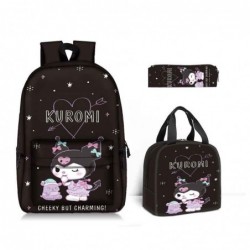 Size is onesize sanrio kuromi pencil case school bag for girls lunch bag girls pencil case box