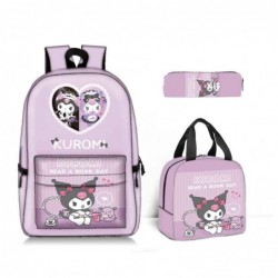 Size is onesize sanrio kuromi stuff a backpack for girls lunch bag for kids pencil case pink