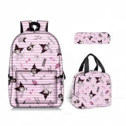 Size is onesize karakter sanrio kuromi school bags for girls lunch bag cartoon pencil case bag