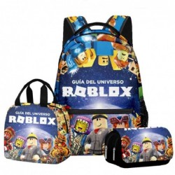 Size is onesize roblox doors backpacks for school lunch box kids big pencil case