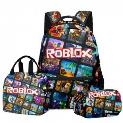 Size is onesize roblox backpack for boy school bags forboy lunch bag cartoon cute pencil case