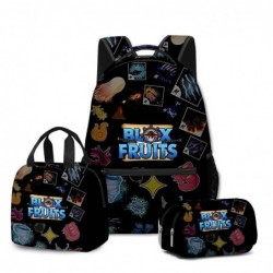 Size is onesize Roblox blox fruits electric dark water kungfu school bags for teenage girl lunch bag cute