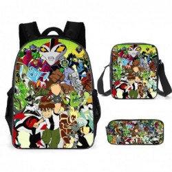 Size is onesize ben 10 backpack kids boys shoulder bag green bag pencil box