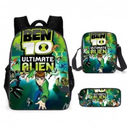 Size is onesize ben 10 birthday backpack kids boys everyday shoulder bag a pencil pouch