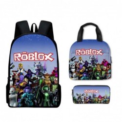 Size is onesize ROBLOX backpack boys lunch bag cartoon pencil case pouch