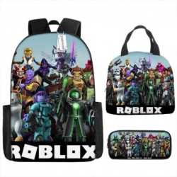 Size is onesize ROBLOX backpack boys lunch bag cute kids pencil case