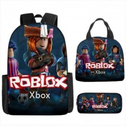 Size is onesize ROBLOX backpack boys lunch bag brown big pencil case