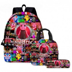 Size is onesize ROBLOX backpack travel lunch bag for school kids pencil case