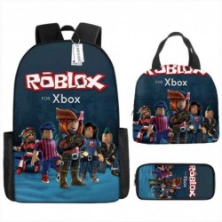 Size is onesize ROBLOX backpack kids boys cute lunch bag pencil box girls