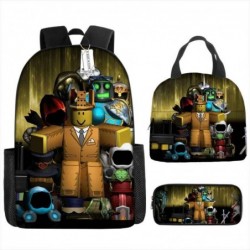 Size is onesize ROBLOX travel backpack cute lunch bag boys pencil case