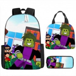 Size is onesize ROBLOX backpack kids boys lunch bag anime pencil case kawaii