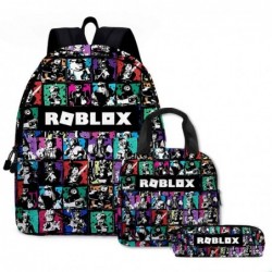 Size is onesize ROBLOX backpack boys lunch bag cartoon pencil case big