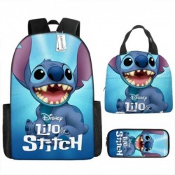 Size is onesize Stitch backpack for women anime lunch bag pencil case canvas