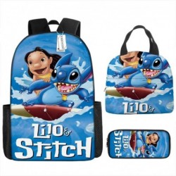 Size is onesize Stitch backpack for boys lunch bag adults pencil case canvas