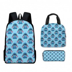 Size is onesize Stitch travel backpack lunch bag for teens kids pencil case