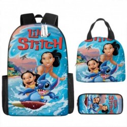 Size is onesize Stitch backpack boyz lunch bag backpack pencil case for boys