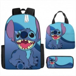 Size is onesize Stitch backpack for kids cute lunch bag pencil case boys