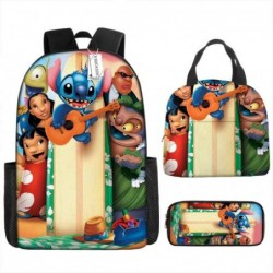 Size is onesize Stitch backpack travel lunch box girls pencil case for boys