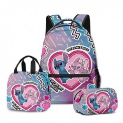 Size is onesize Stitch outdoor backpack lunch bag girls cute pencil case