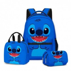 Size is onesize Stitch backpack for work lunch bag adults fabric pencil case