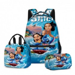 Size is onesize Stitch backpack for school lunch box kids pencil pouch girls