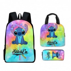 Size is onesize Stitch backpacks for school adult lunch bag big pencil case