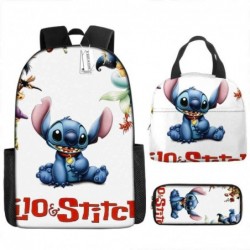 Size is onesize Stitch backpack for college lunch bag big anime pencil case