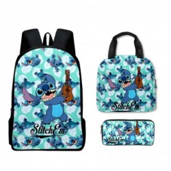 Size is onesize Stitch boys school bag lunch bag boys anime pencil case