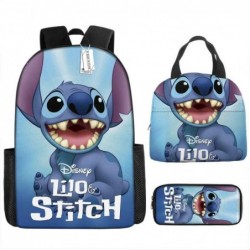 Size is onesize Stitch boys school bag lunch bag cartoon pencil case large