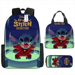 Size is onesize Stitch backpack for kids lunch bag adults pencil case boys