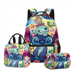 Size is onesize Stitch backpack for school lunch bag girls pencil case bag