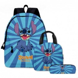 Size is onesize Stitch backpack for school lunch bag kawaii pencil case box