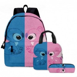 Size is onesize Stitch school bag for kids anime lunch bag pencil case boys