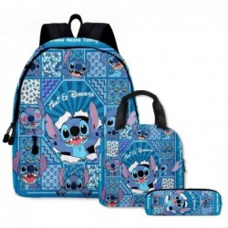 Size is onesize Stitch office backpack lunch box girls pencil case cute