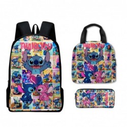 Size is onesize Stitch a backpack for kids lunch bag big pencil case pouch